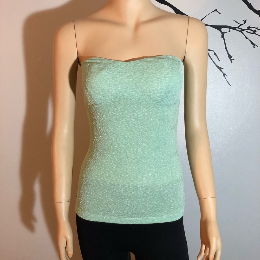 WET SEAL Mint Strapless Top
